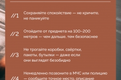 Что делать при обнаружении подозрительного предмета